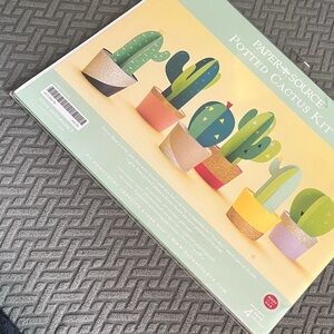 Paper Source Potted Cactus Kit - Brand New - Make an offer!